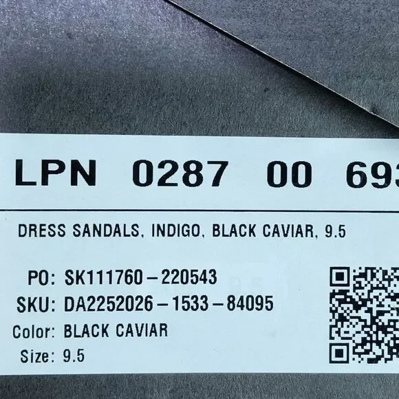 Shoe Dazzle Women's Indigo Heeled Sandal - 9.5 - Picture 9 of 9